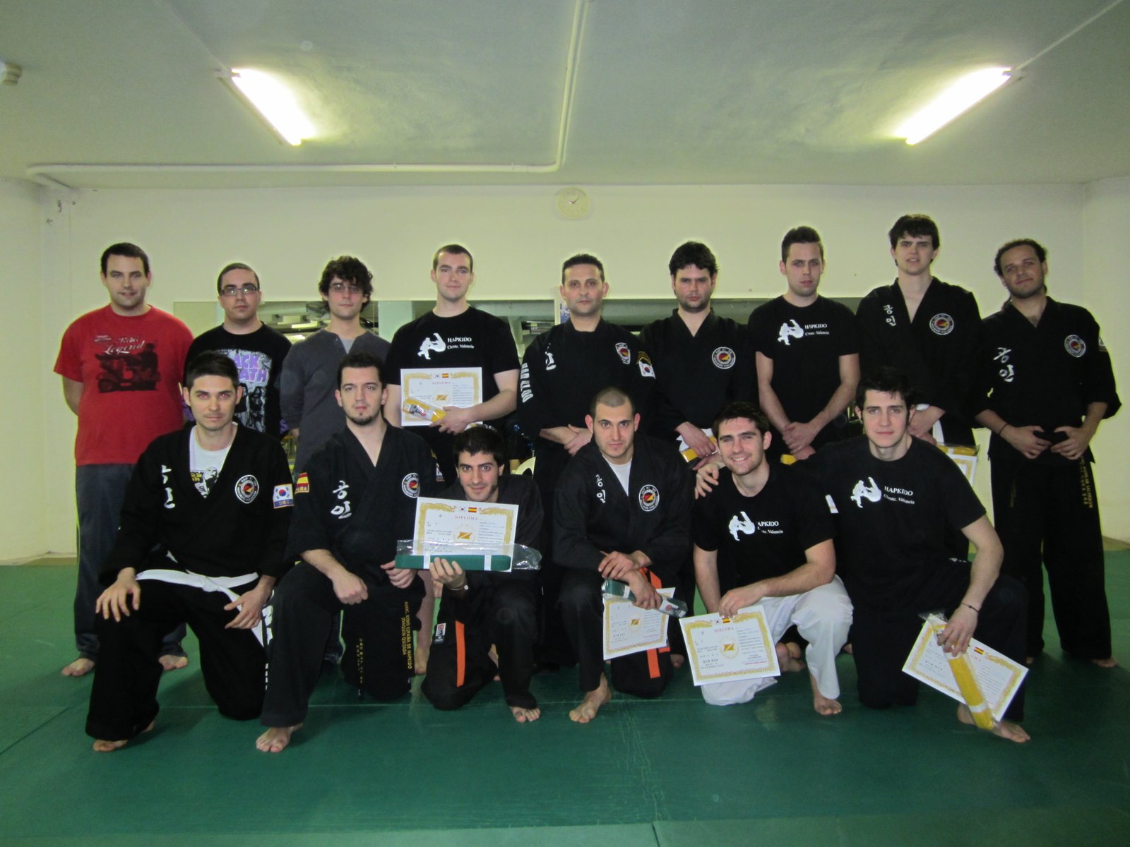 Examen de Hapkido Kong In en Valencia, 2011